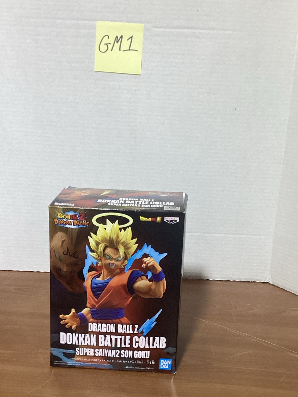 Dragon Ball Z Dokkan Battle Collab Super Saiyan 2 Son Goku Figure - Yellow